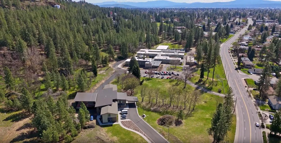 Aerial view of the Excelsior Wellness campus